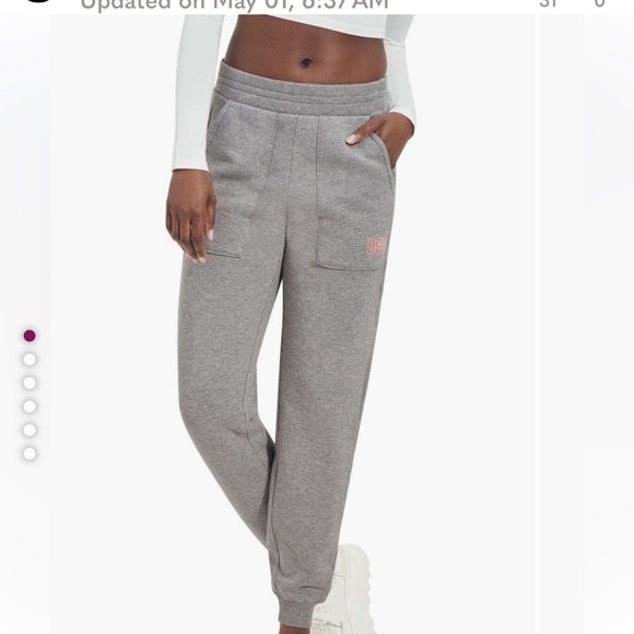 UGG Gray Joggers Set W/Orange Embroidered Logo (Hoodie&Joggers) 2pc. - Picture 2 of 9